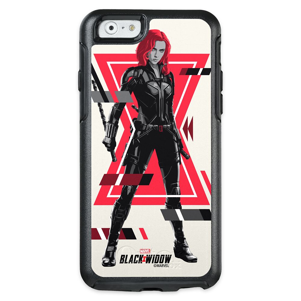 Black Widow Glitched Character Portrait OtterBox iPhone Case Official shopDisney