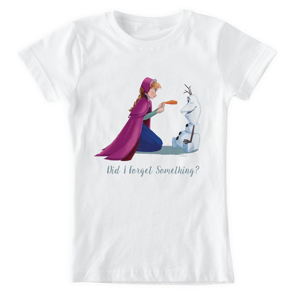 Ana Giving Olaf Carrot Nose T-Shirt for Girls  Frozen  Customized Official shopDisney