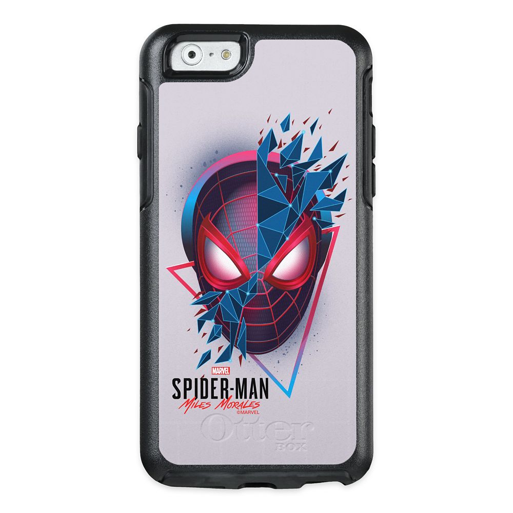 Spider Man Miles Morales Geometric Shard Mask OtterBox iPhone