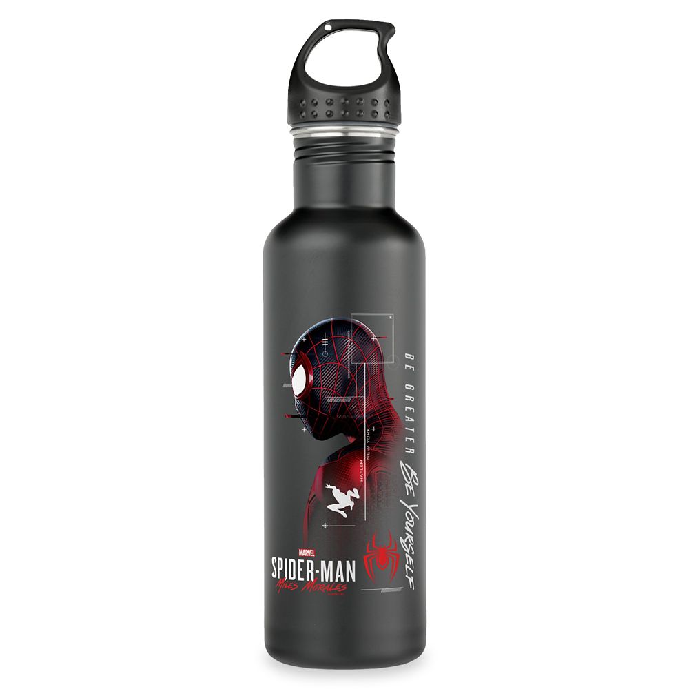Spider-Man: Miles Morales Glitch Profile Stainless Steel Water Bottle  Customized Official shopDisney