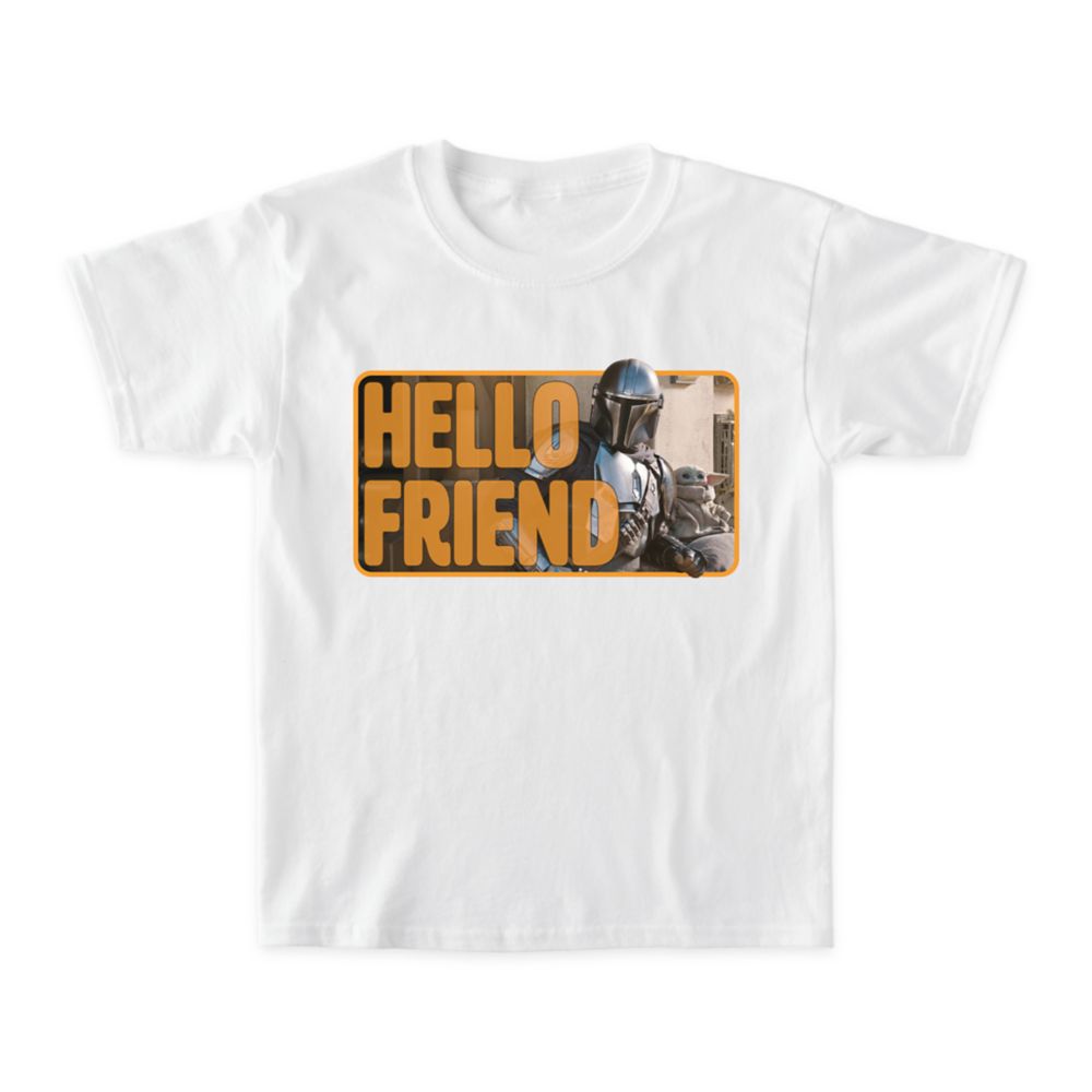 The Mandalorian & The Child Outside Hello Friend T-Shirt for Kids  Customized Official shopDisney