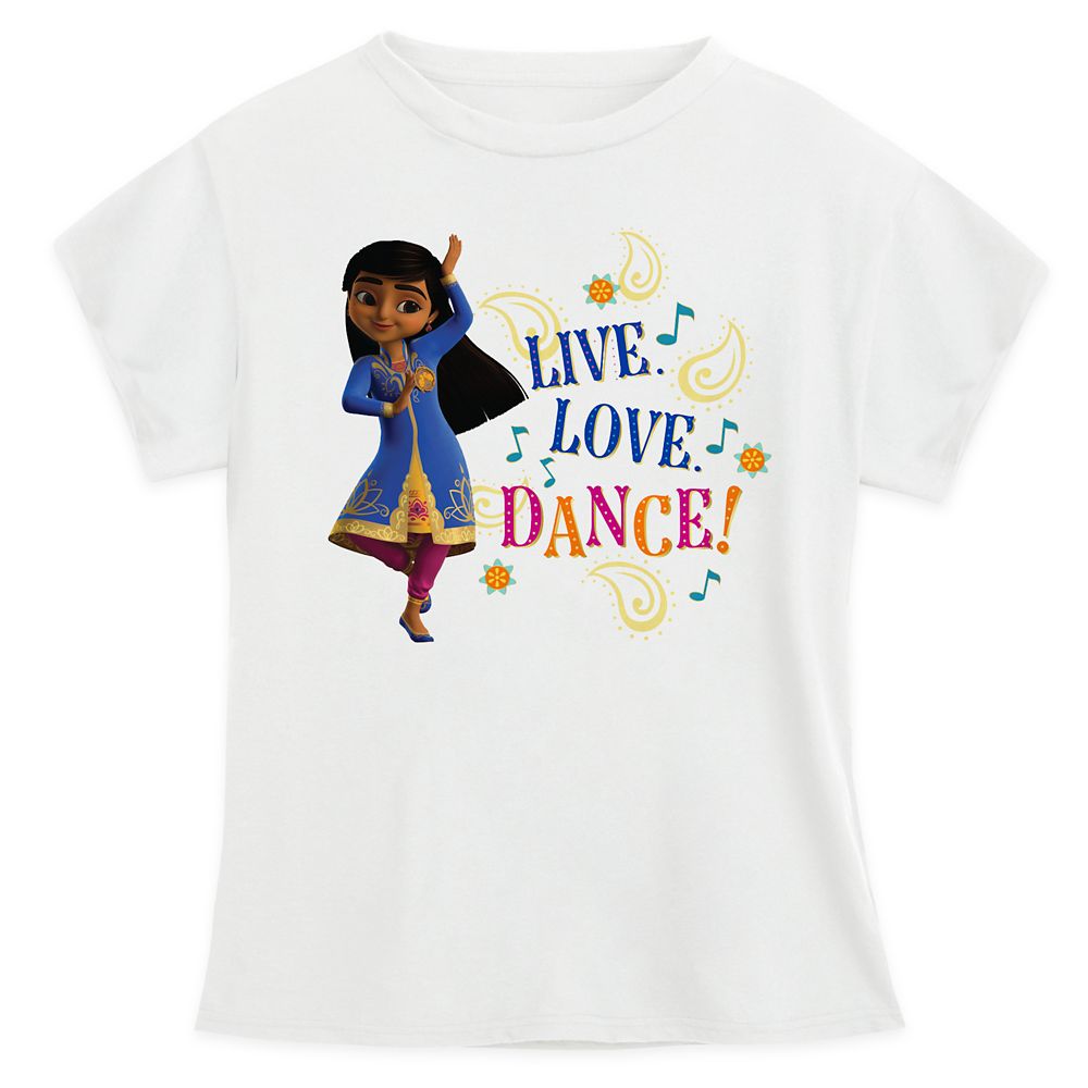 Mira, Royal Detective Live Love Dance! T-Shirt for Girls  Customized Official shopDisney