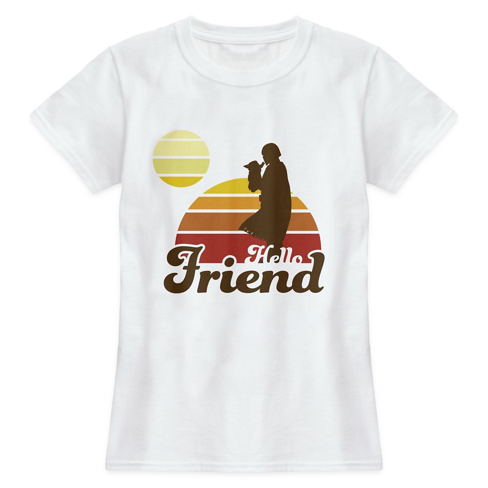 The Mandalorian And The Child Hello Friend T-Shirt for Women  Star Wars: The Mandalorian  Customized Official shopDisney