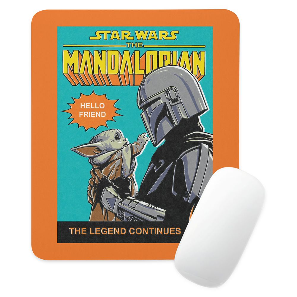 The Mandalorian Holding Child Comic Cover Mouse Pad  Star Wars: The Mandalorian  Customized Official shopDisney