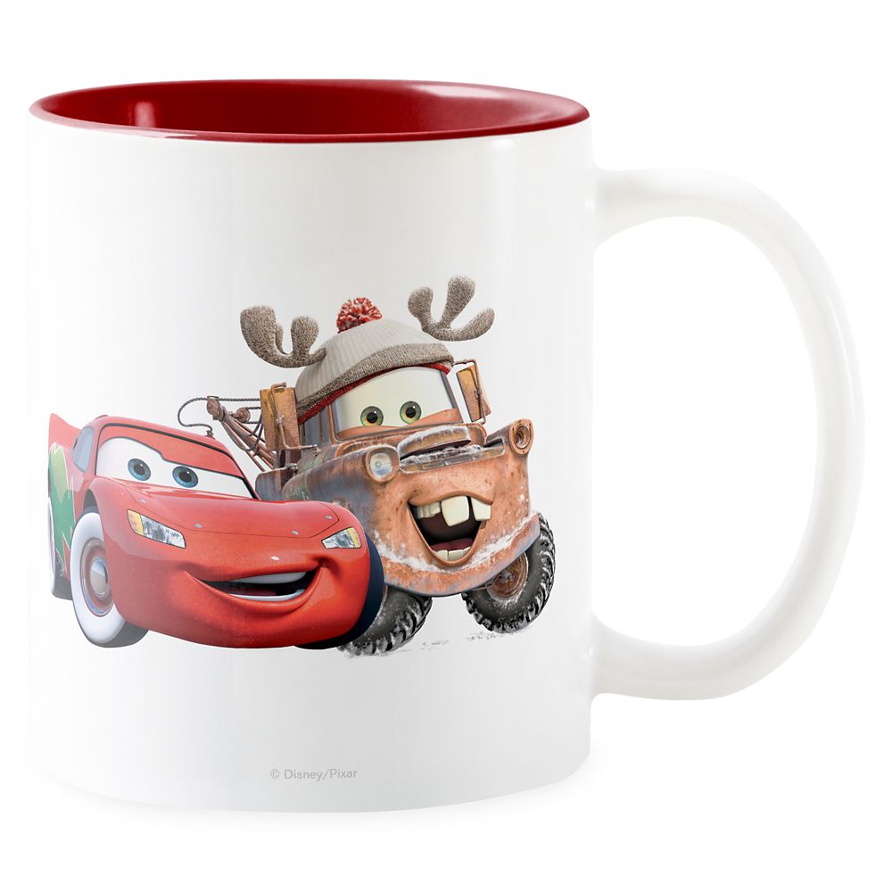 2 tazze da caffè Disney Pixar Cars 2011 Tow Mater Saetta McQueen