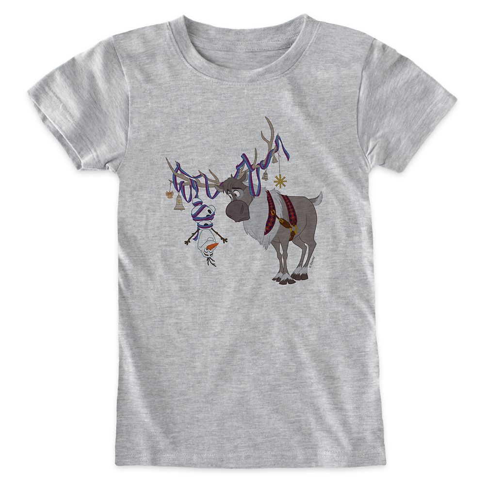 Olaf & Sven | Decked out in Holiday Style T-Shirt Official shopDisney