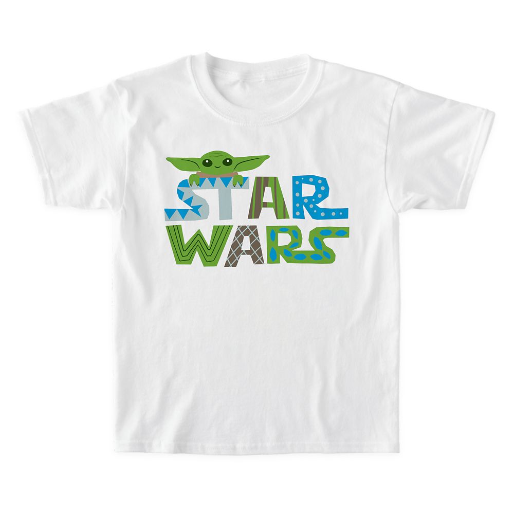The Child Star Wars Logo T-Shirt for Kids  Star Wars: The Mandalorian  Customized Official shopDisney