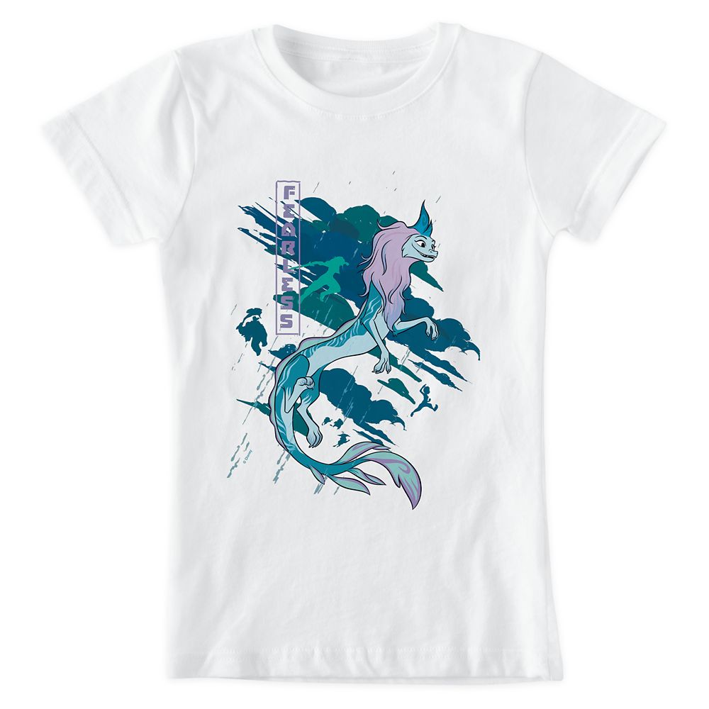 Raya And The Last Dragon Fearless T Shirt For Girls Customized Shopdisney