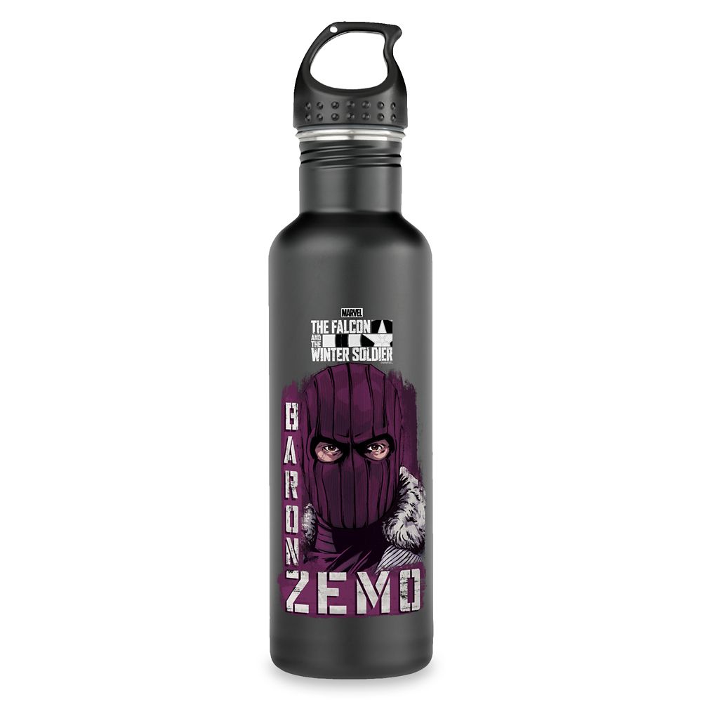 Baron Zemo Illustrated Graphic Stainless Steel Water Bottle  The Falcon and the Winter Soldier  Customized Official shopDisney