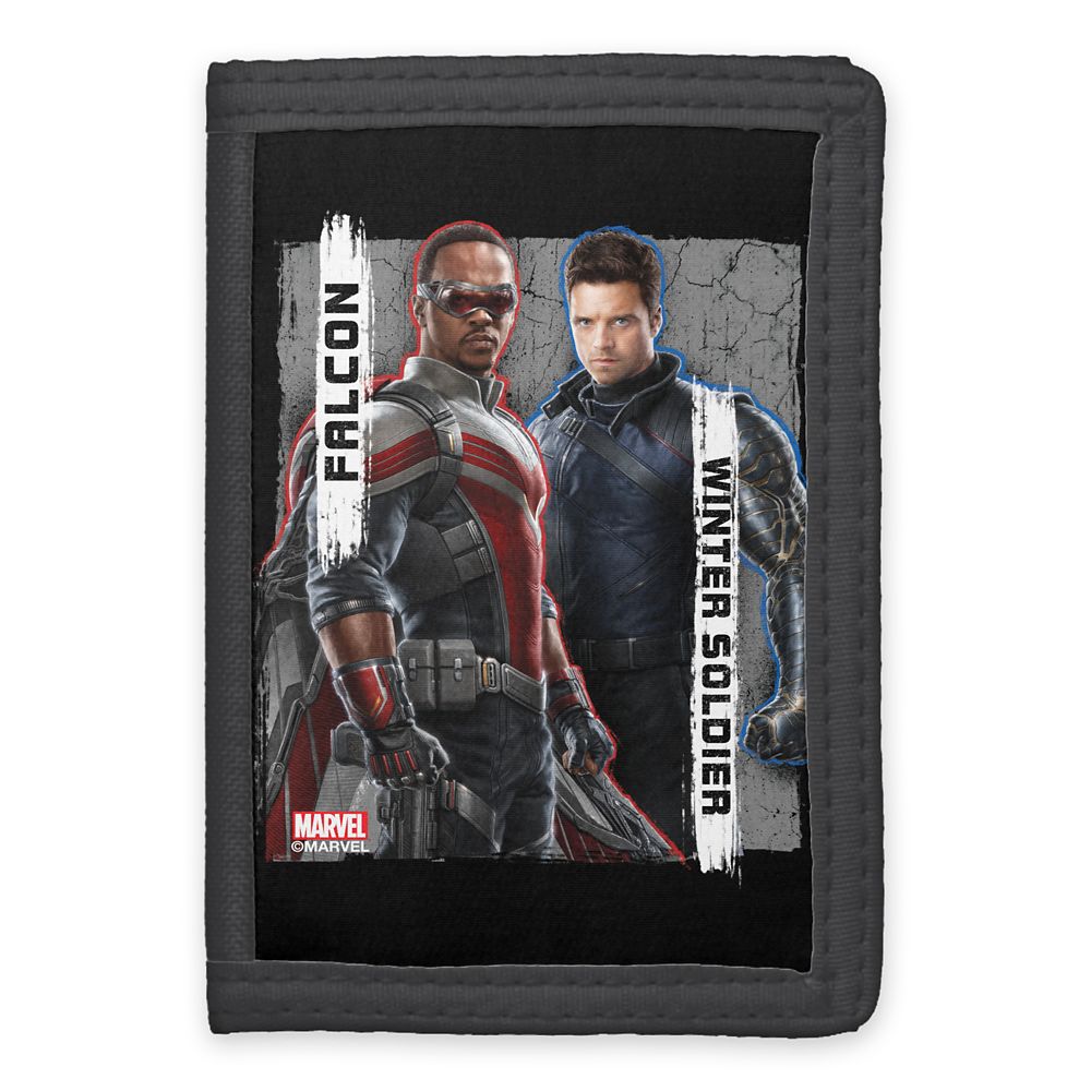 The Falcon and The Winter Soldier Character Badge Trifold Wallet  Customized Official shopDisney