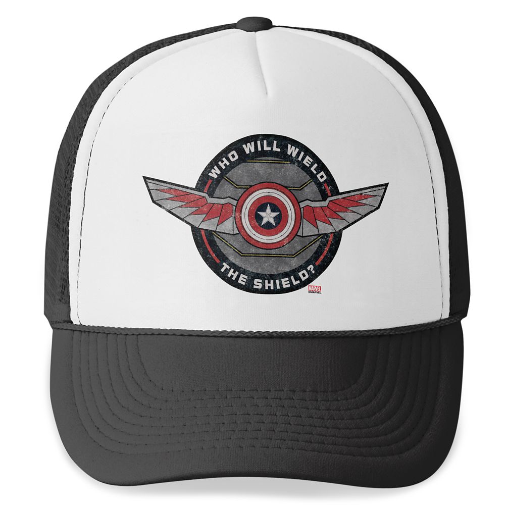 Who Will Wield the Shield? Trucker Hat  The Falcon and The Winter Soldier  Customized Official shopDisney