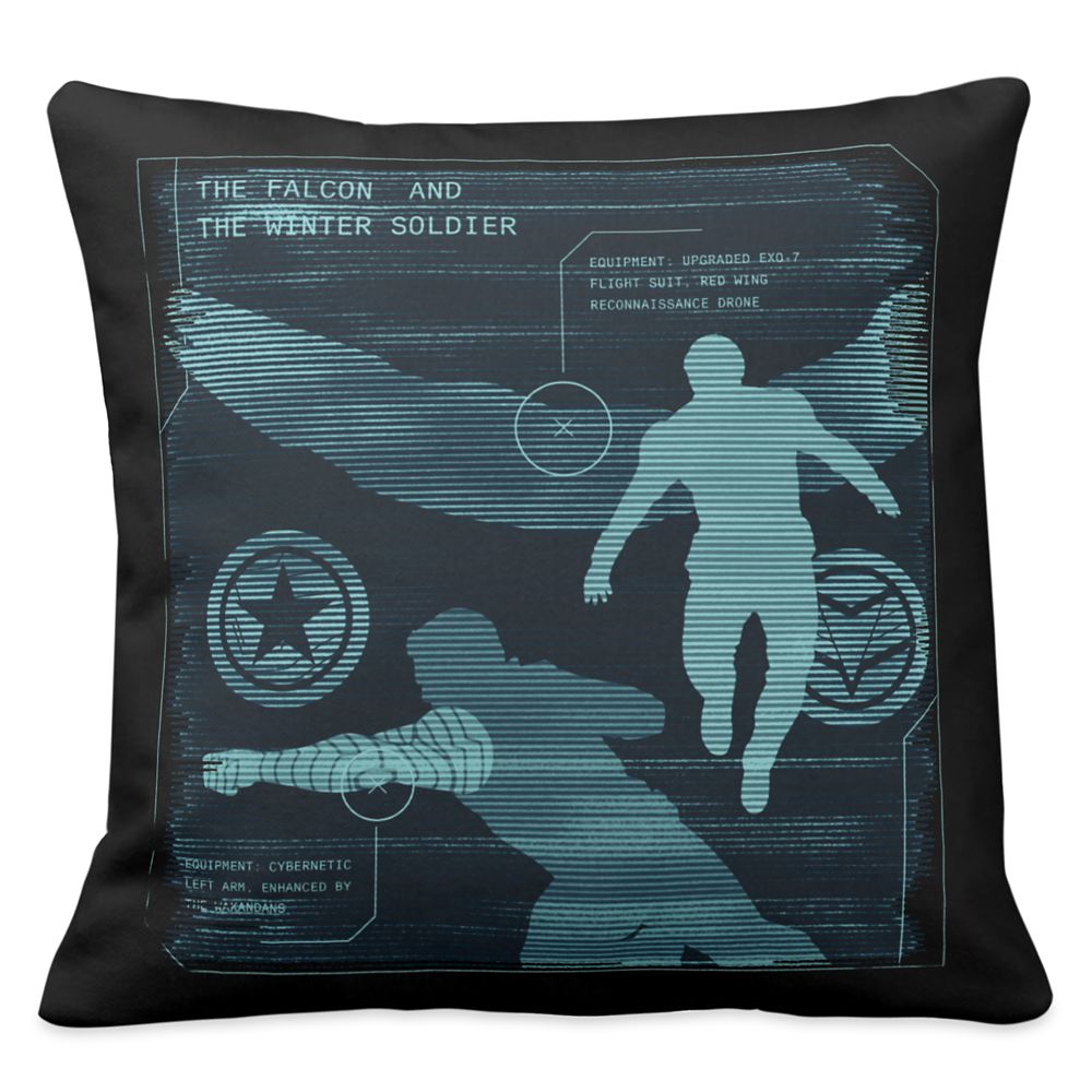 The Falcon and The Winter Soldier Schematic Throw Pillow  Customized Official shopDisney