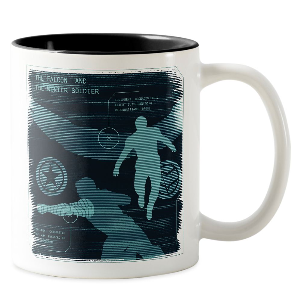 The Falcon and The Winter Soldier Schematic Two-Tone Coffee Mug  Customized Official shopDisney