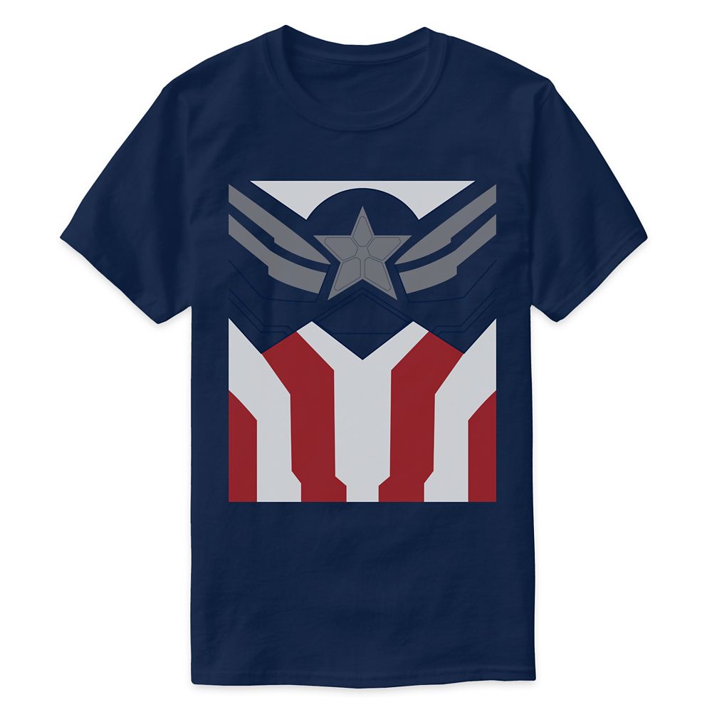Captain America Suit T-Shirt for Adults  The Falcon and The Winter Soldier  Customized Official shopDisney