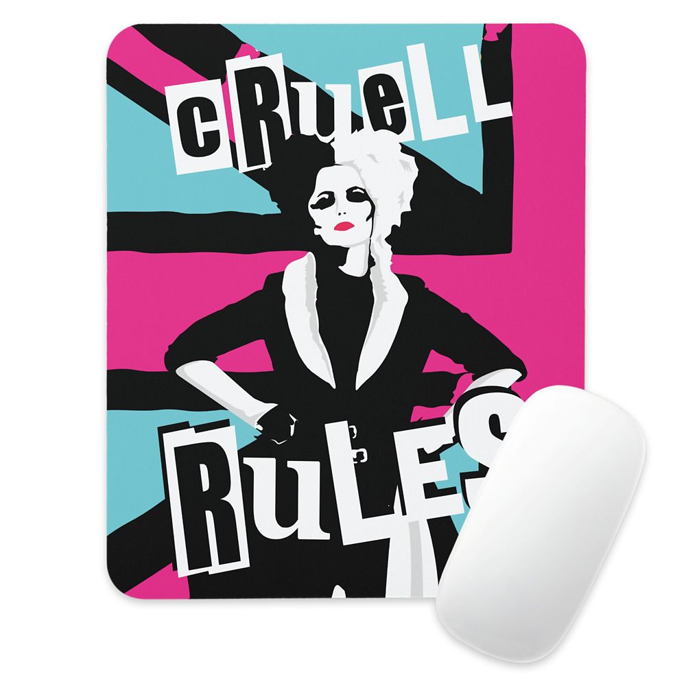 Cruella ''Cruell Rules'' Mouse Pad &ndash; Customized