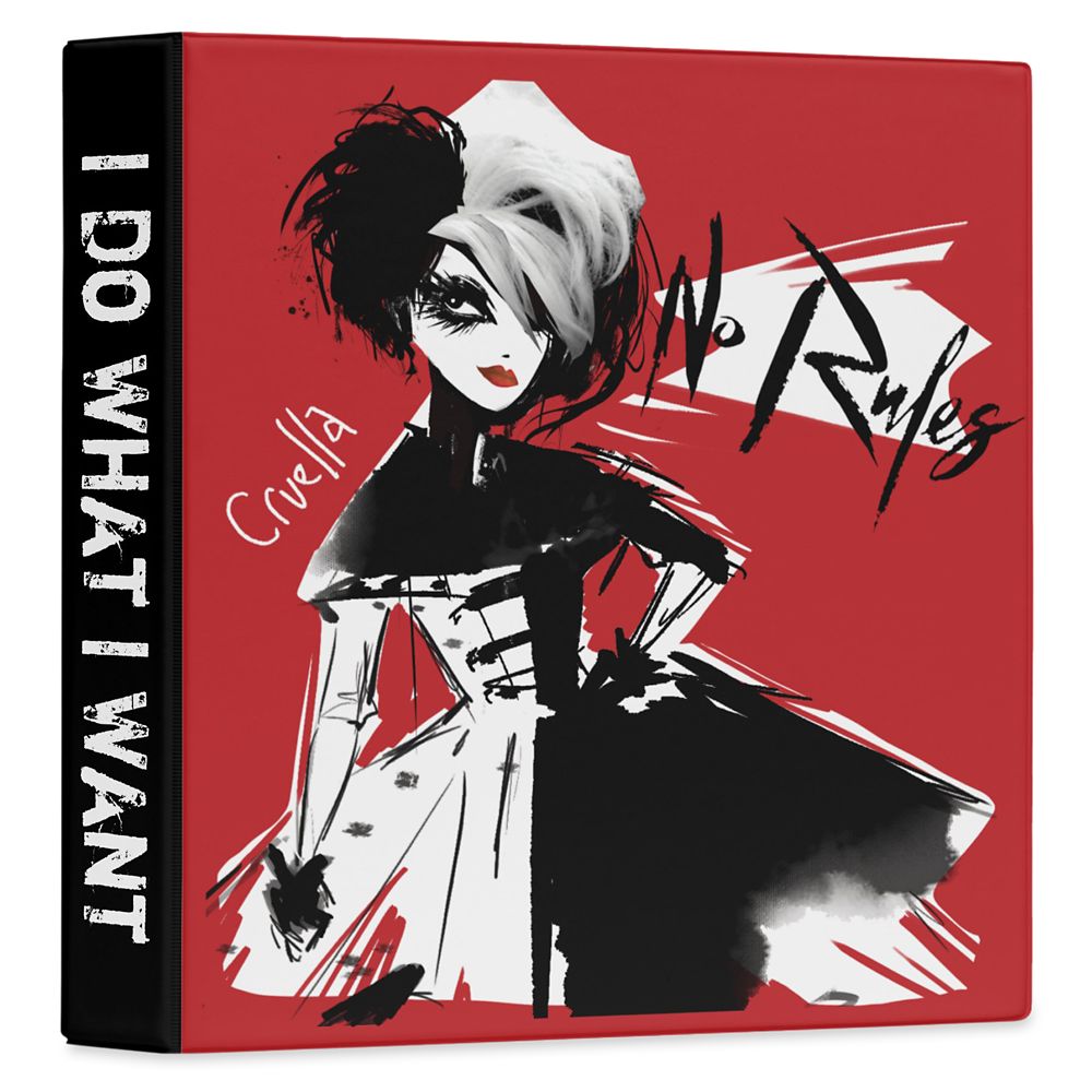 Cruella No Rules Three Ring Binder Customized Official shopDisney