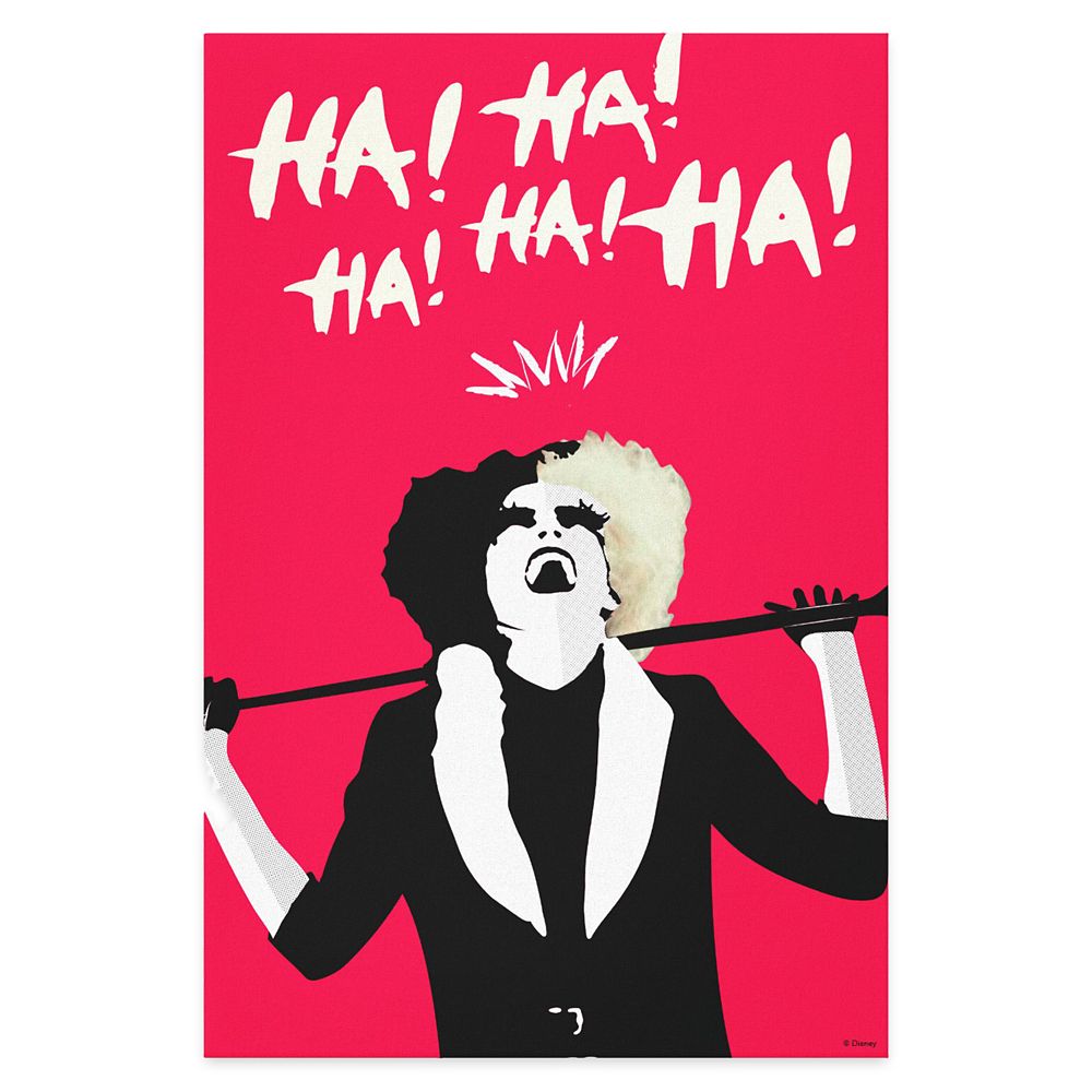 Cruella Signature Laugh Canvas Print &ndash; Customized
