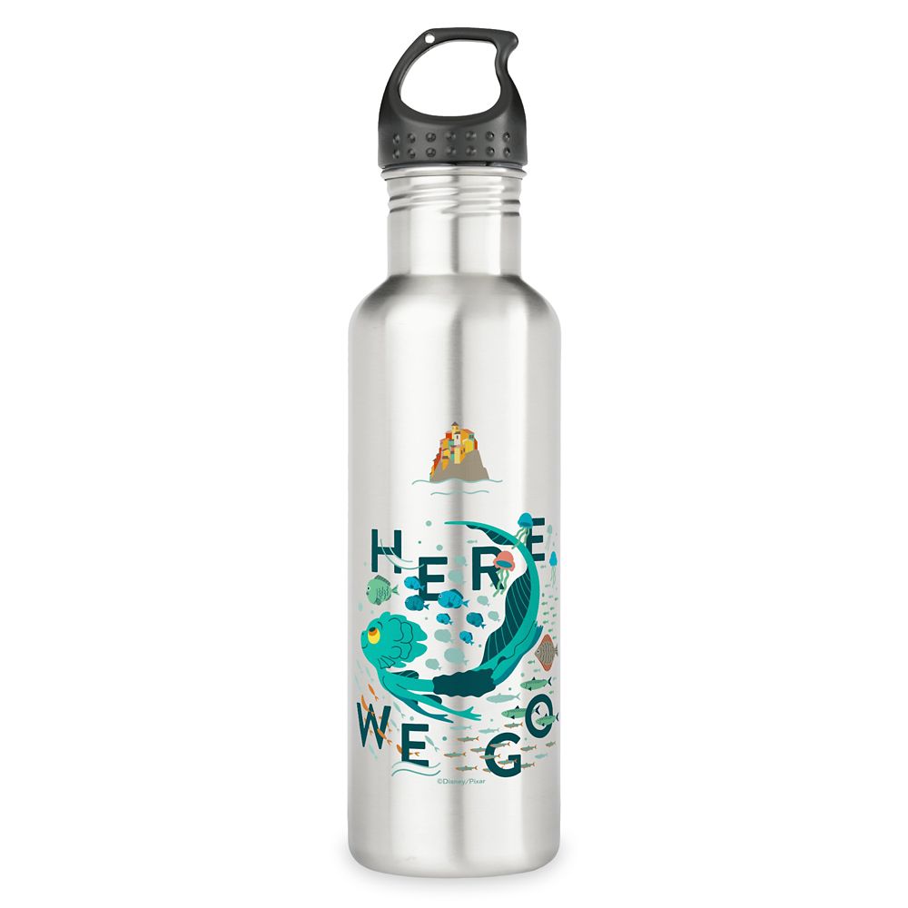 Luca ''Here We Go'' Stainless Steel Water Bottle – Customized