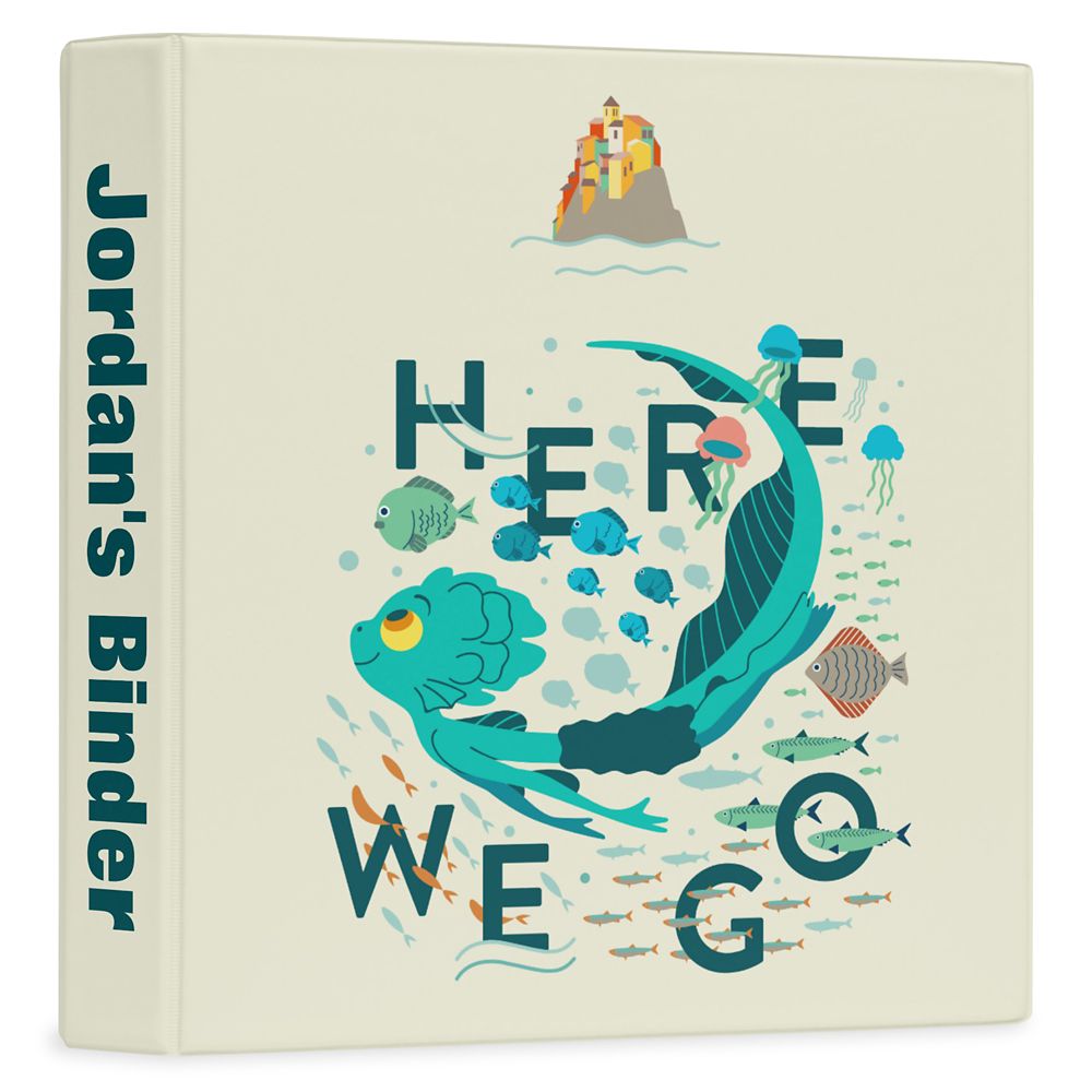 Luca Here We Go Three Ring Binder Customized Official shopDisney