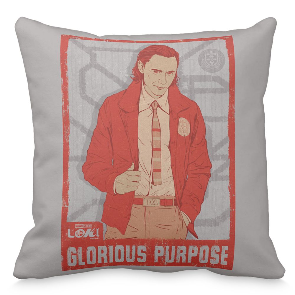 Loki Glorious Purpose Throw Pillow  Customized Official shopDisney