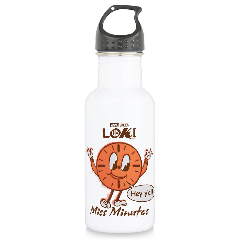 Miss Minutes Cartoon Hey Yall Stainless Steel Water Bottle  Loki  Customized Official shopDisney