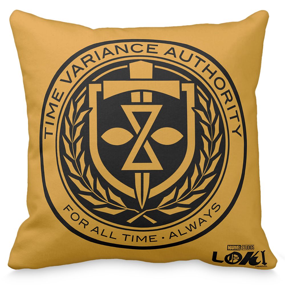 Time Variance Authority Seal Throw Pillow  Loki  Customized Official shopDisney
