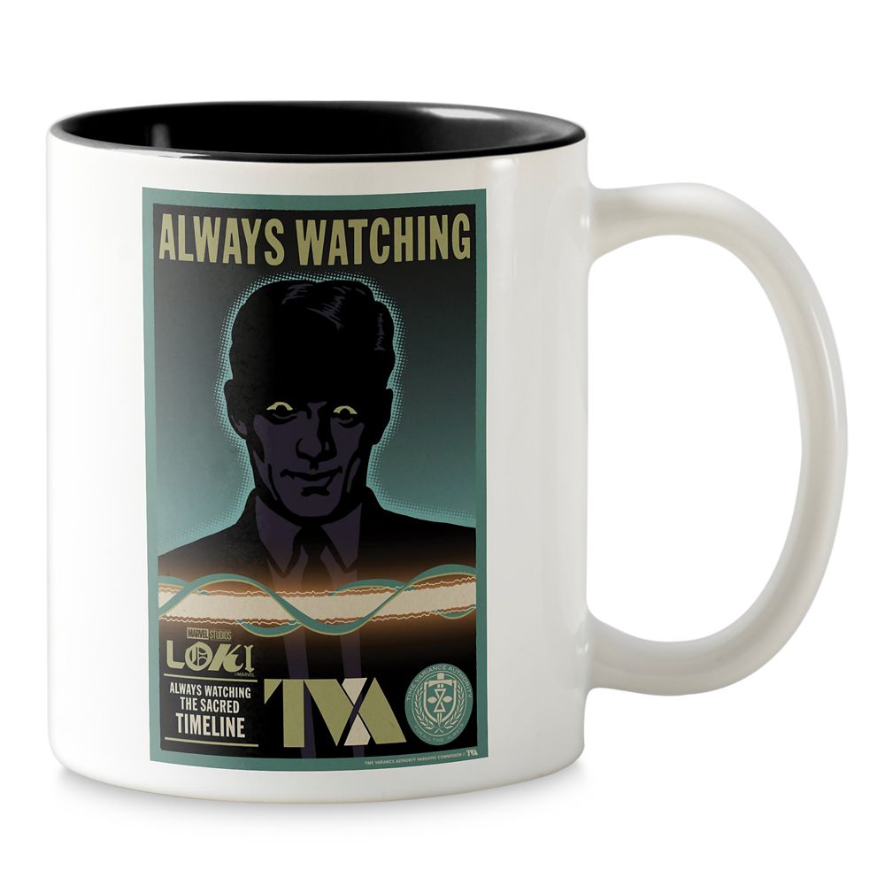 TVA Agent Always Watching Two-Tone Coffee Mug  Loki  Customized Official shopDisney