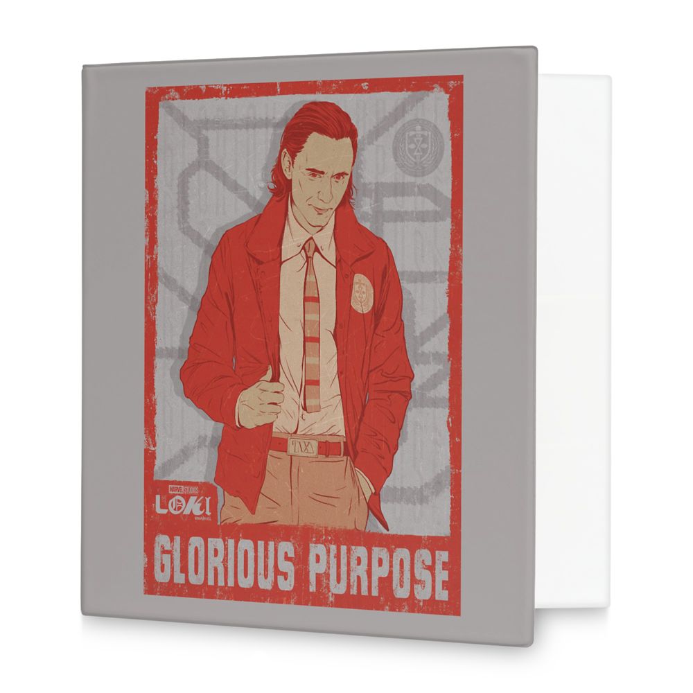 Loki Glorious Purpose Three Ring Binder Binder  Customized Official shopDisney