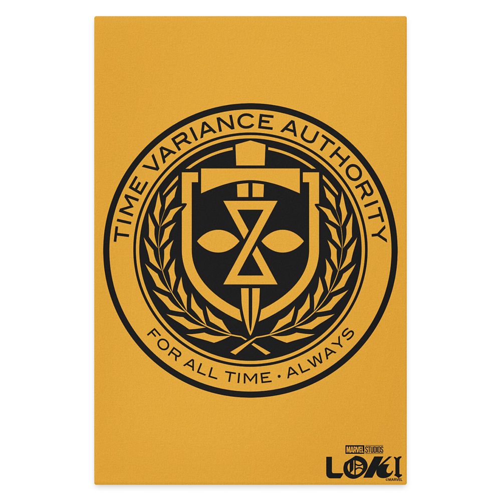 Time Variance Authority Seal Canvas Print  Loki  Customized Official shopDisney