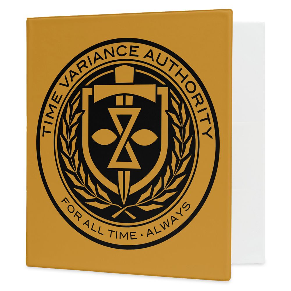 Time Variance Authority Seal Three Ring Binder  Loki  Customized Official shopDisney