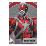 Red Guardian Illustration Canvas Print – Black Widow – Customized