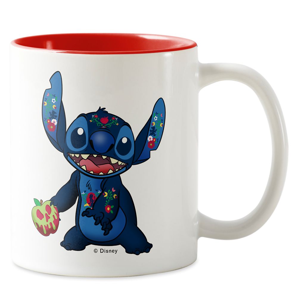 Stitch Crashes Disney Two-Tone Coffee Mug  Snow White and the Seven Dwarfs  Customized
