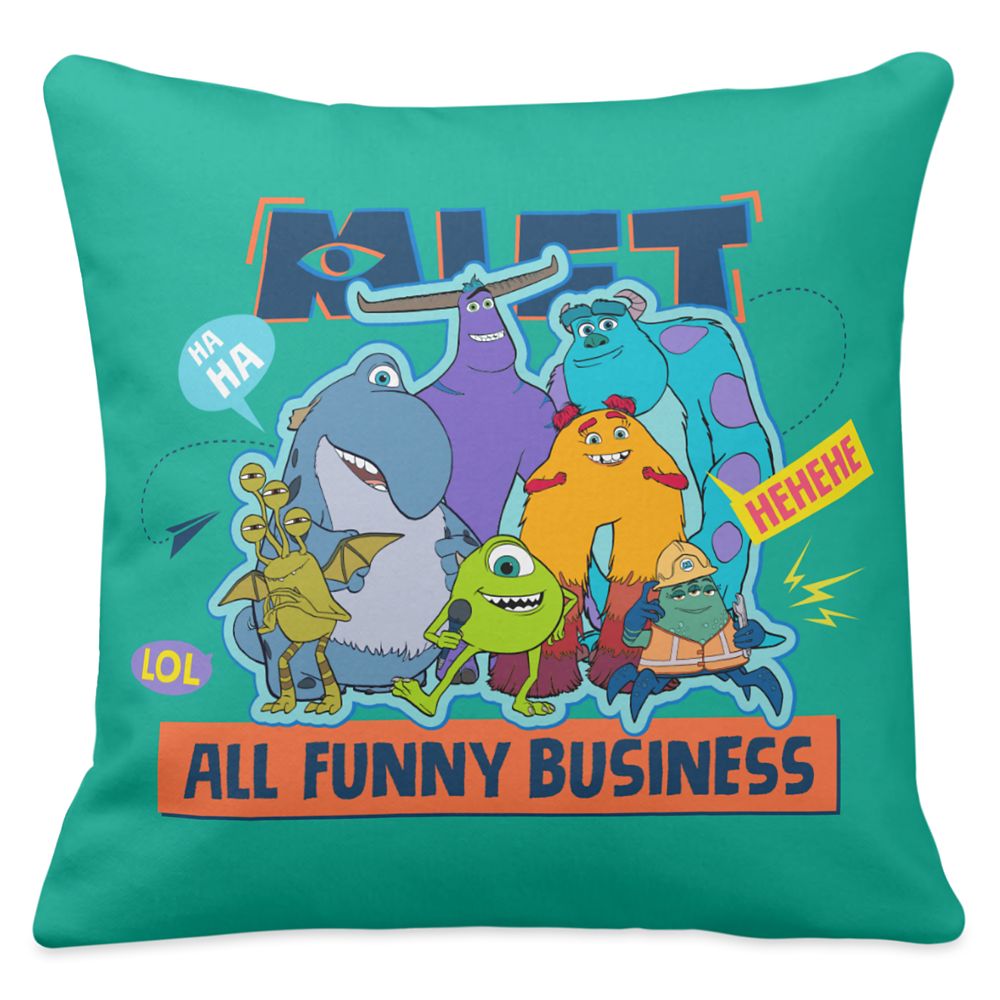 Monsters at Work All Funny Business Throw Pillow  Customized Official shopDisney