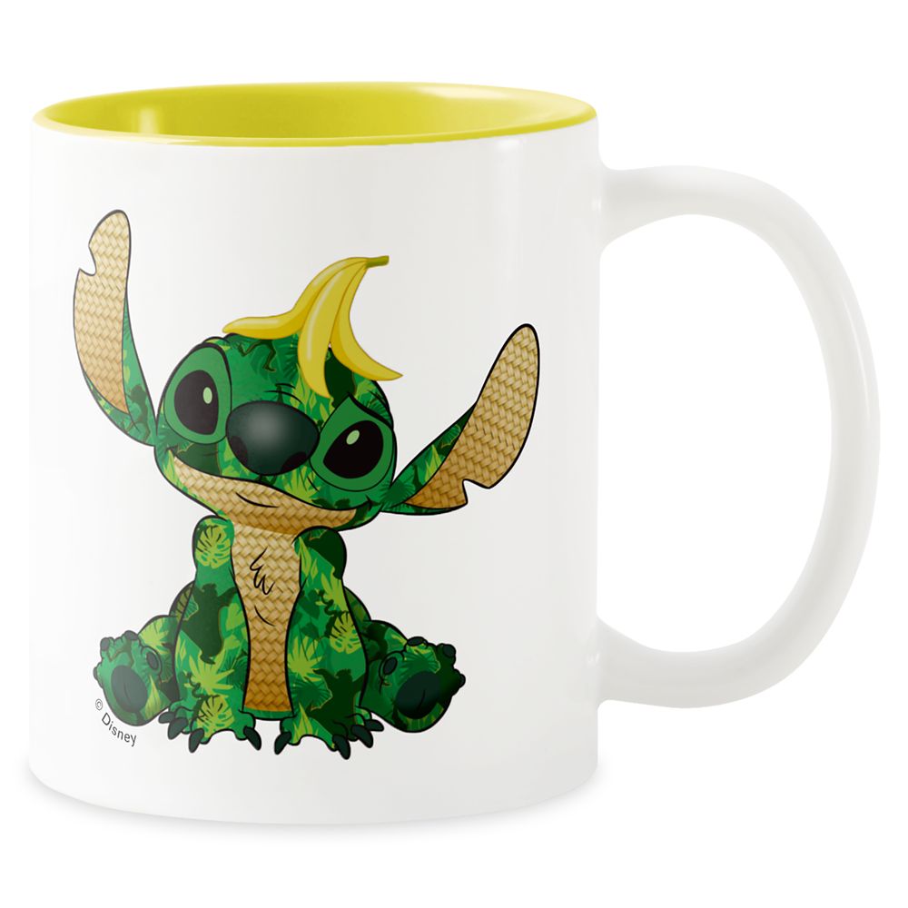 Stitch Crashes Disney Two-Tone Coffee Mug  Jungle Book  Customized