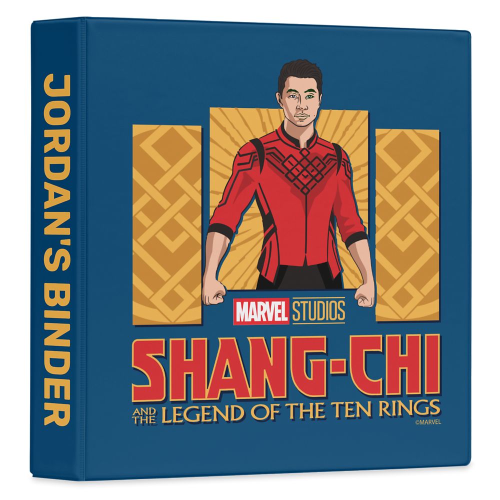 Shang-Chi Illustration Three Ring Binder Shang-Chi and the Legend of the Ten Rings Customized Official shopDisney