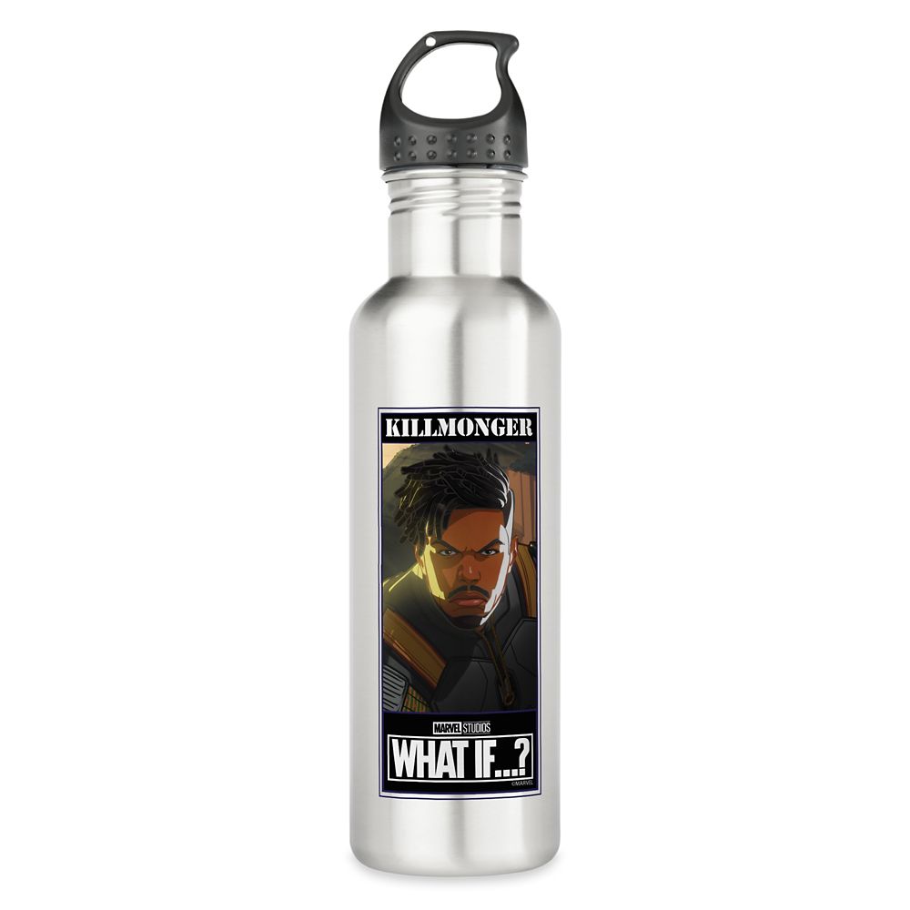 Killmonger Stainless Steel Water Bottle  Marvel What If . . . ?  Customized Official shopDisney