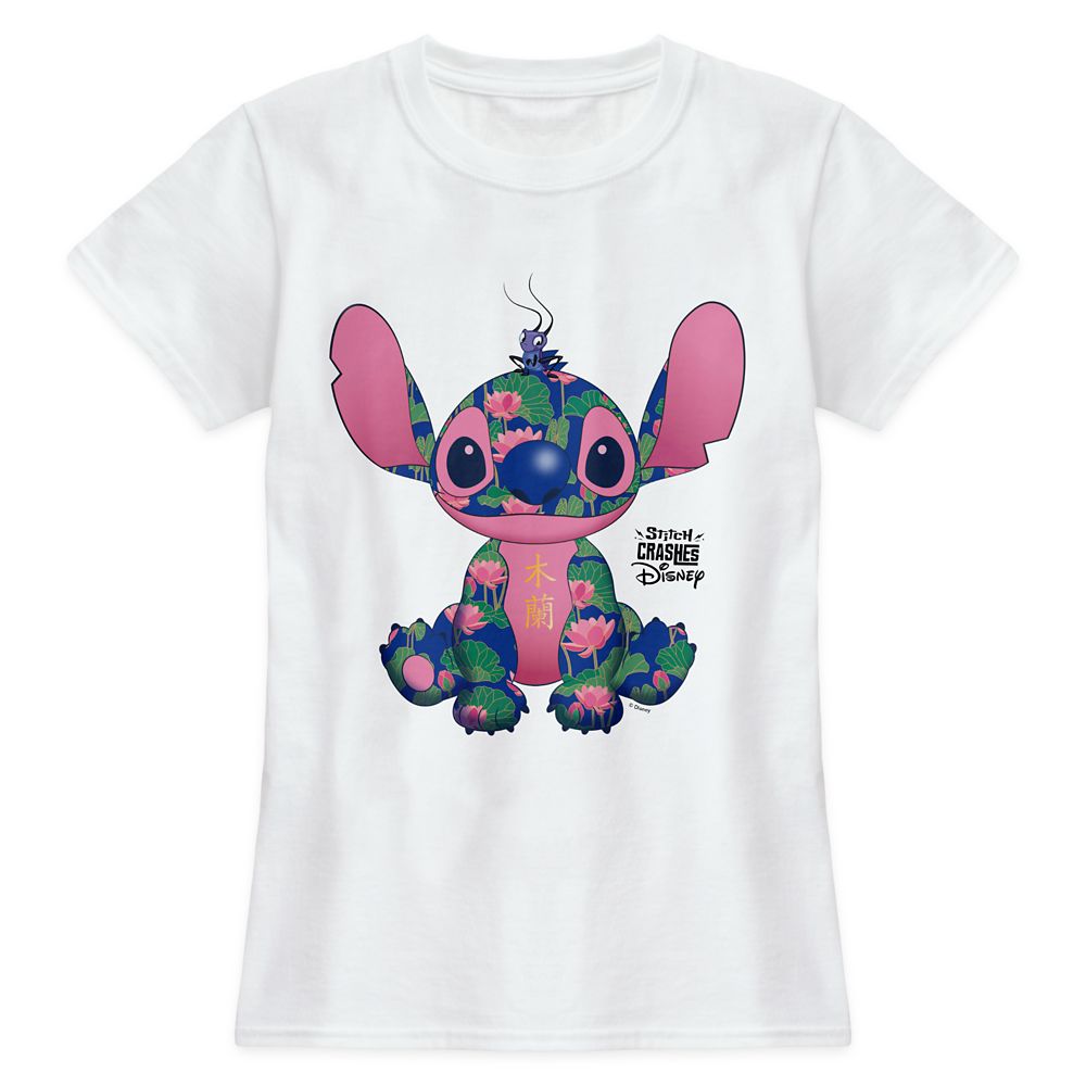 Stitch Crashes Disney T-Shirt for Adults – Mulan – Customized