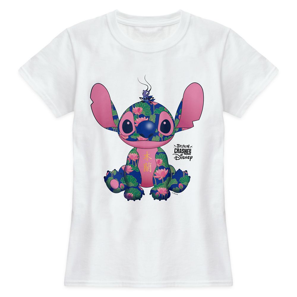 Stitch Crashes Disney T-Shirt for Adults &ndash; Mulan &ndash; Customized