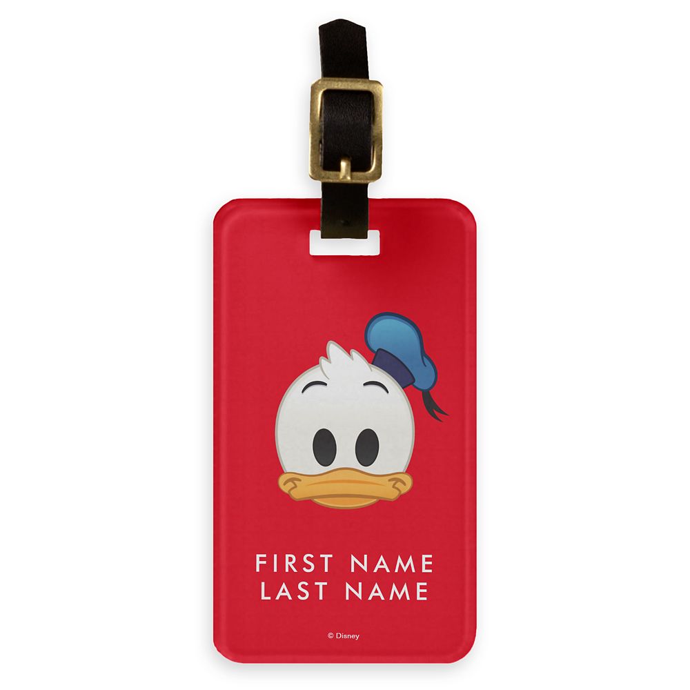 Donald Duck Emoji Luggage Tag – Customizable