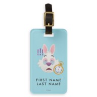 White Rabbit Emoji Luggage Tag – Customizable