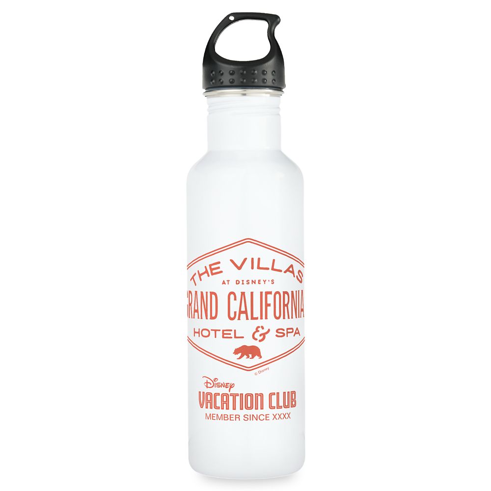 Disney Vacation Club Grand Californian Hotel & Spa Water Bottle  Customizable