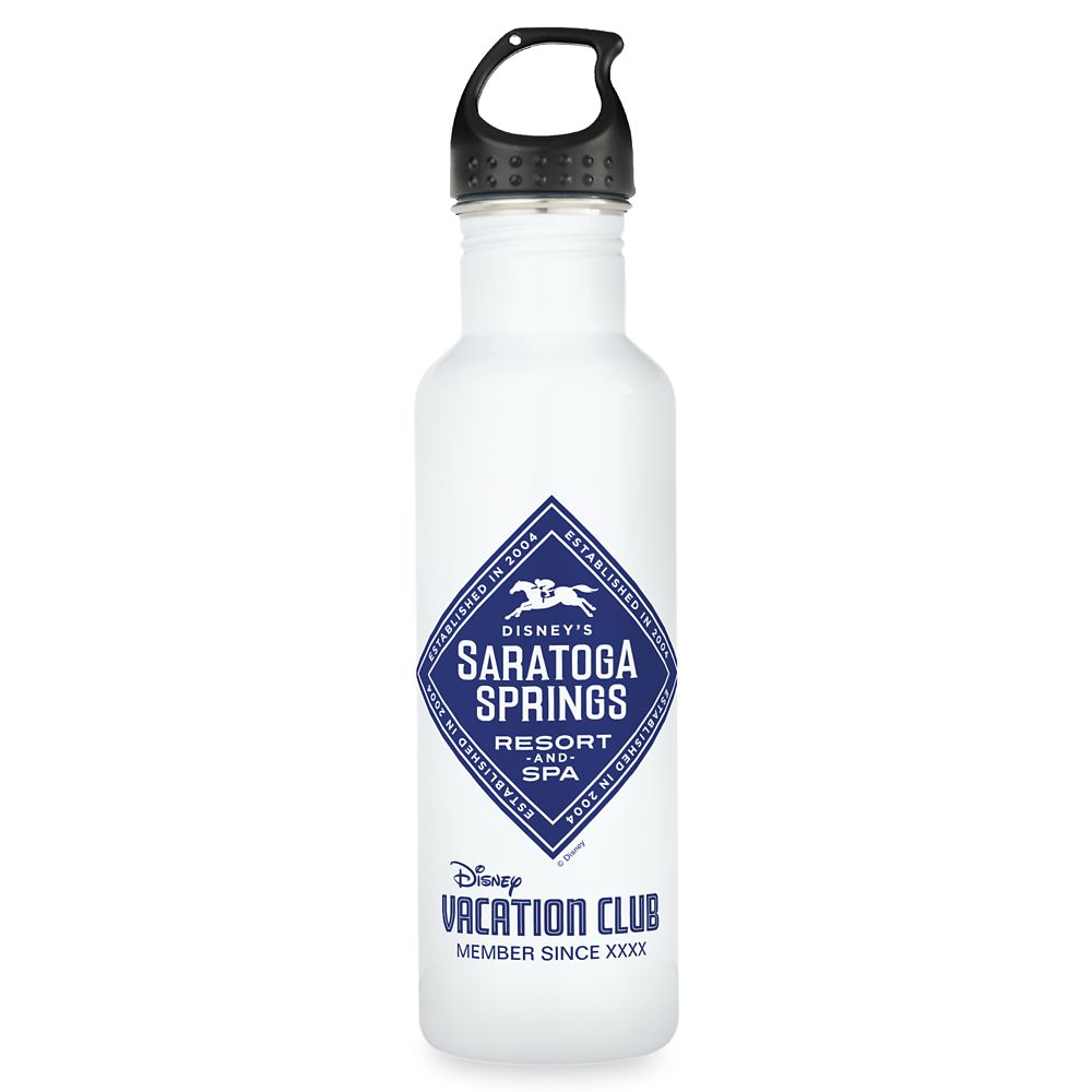 Disney Vacation Club Saratoga Springs Resort & Spa Water Bottle  Customizable