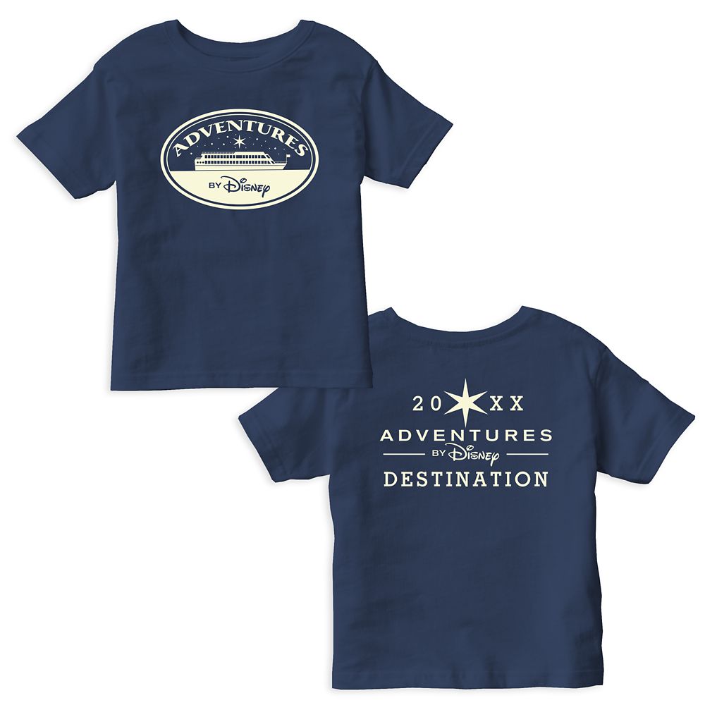 Adventures by Disney Boat Badge T-Shirt for Kids  Customizable