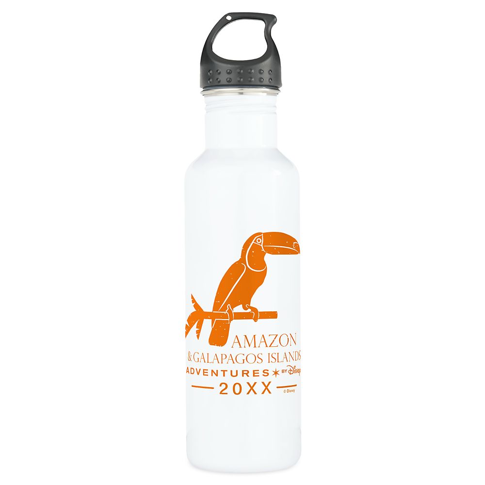 Adventures by Disney Amazon and Galapagos Islands Stainless Steel Water Bottle  Customizable