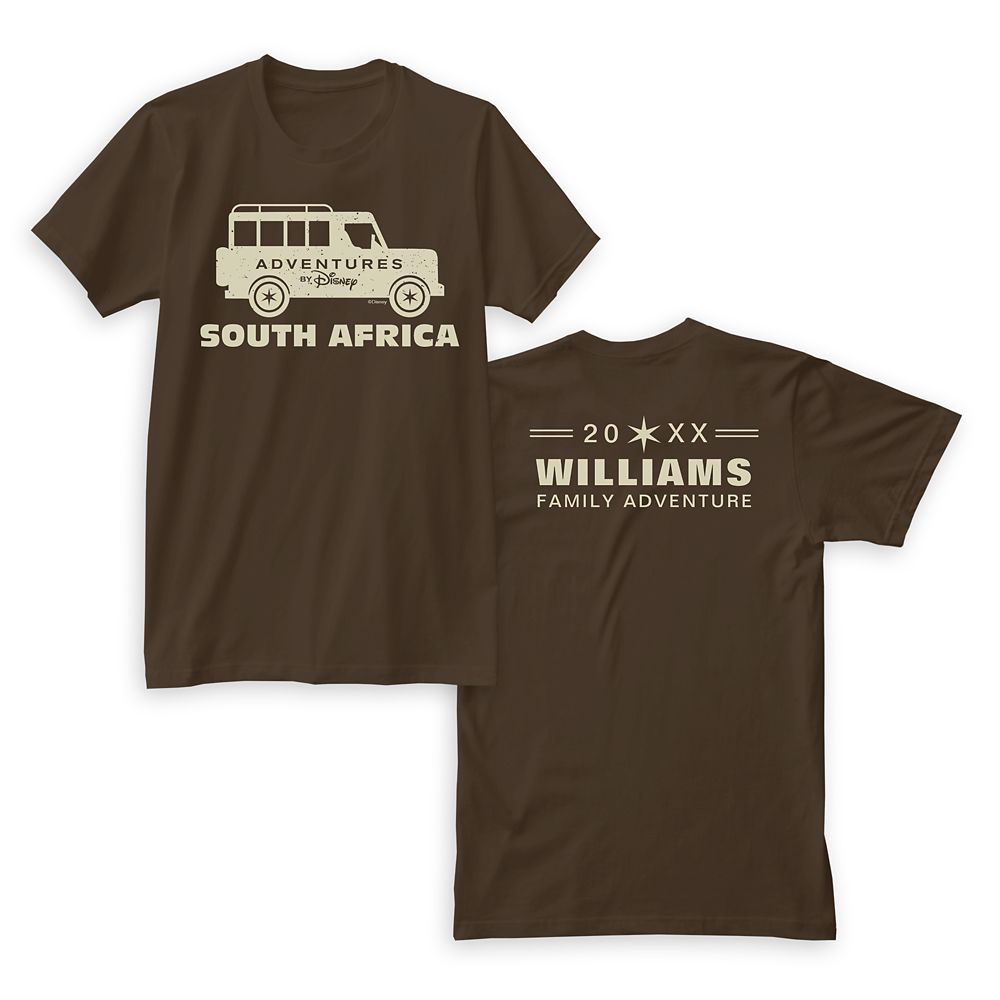 Adventures by Disney South Africa T-Shirt for Men  Customizable