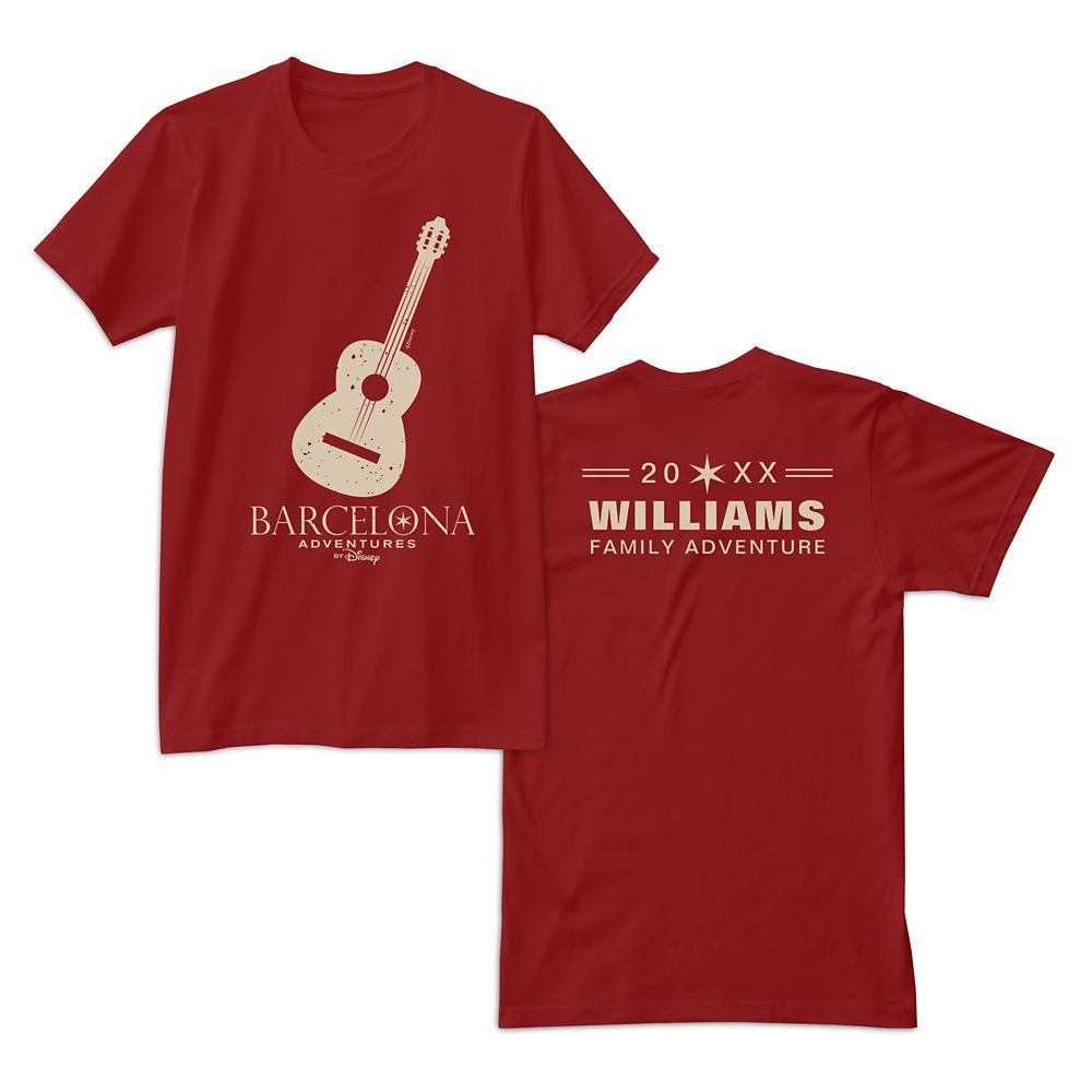 Adventures by Disney Barcelona Family Tee Customizable