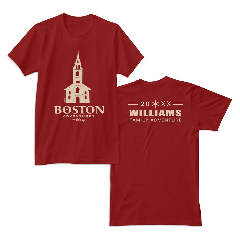 Adventures by Disney Boston Family Tee  Customizable