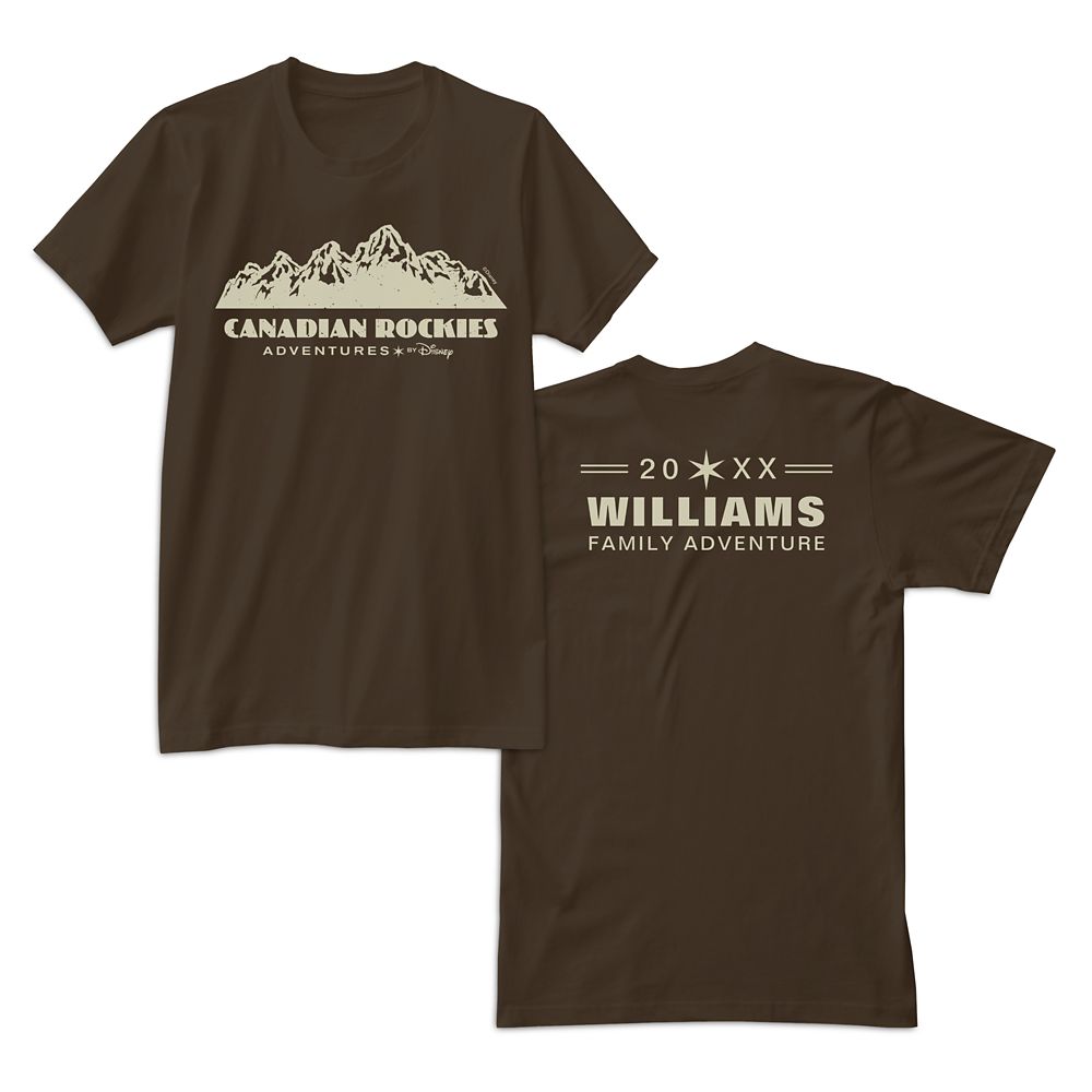 Adventures by Disney Canadian Rockies Family Tee Customizable