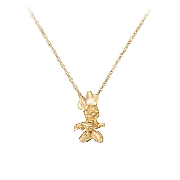Minnie Mouse Diamond Necklace – 18 Karat