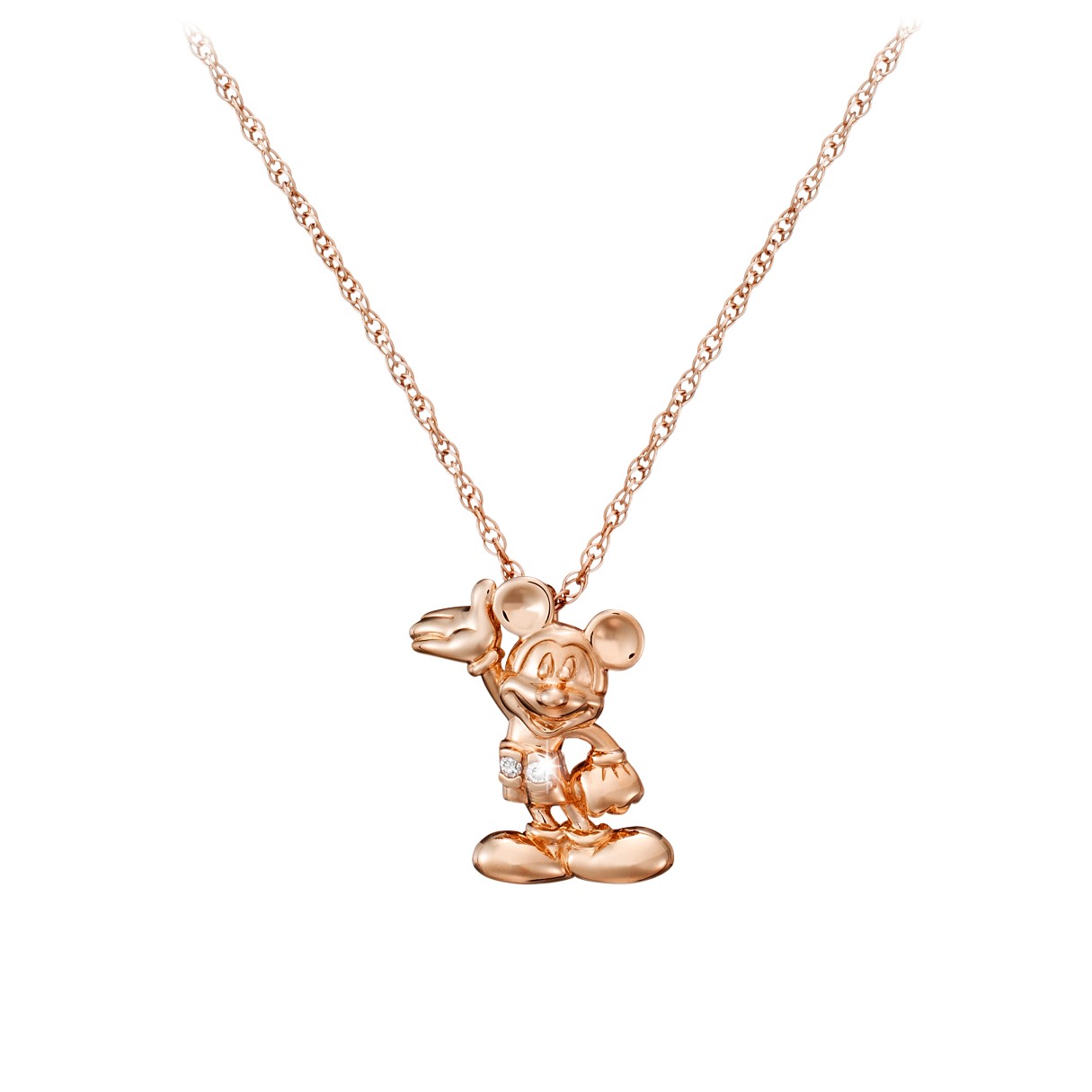 Mickey Mouse Necklace – Diamond and 14K